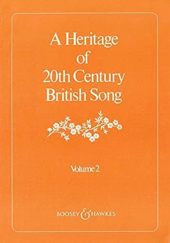 Cover of A Heritage of 20th Century British Song: Volume 2