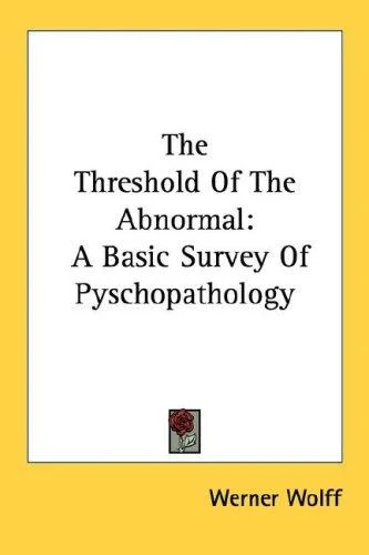 Cover of The Threshold of the Abnormal