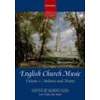 Cover of English Church Music, Volume 1: Anthems and Motets