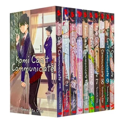 Cover of Komi Can't Communicate Complete 10 Volume Collection By Tomohito Oda For Manga Fans