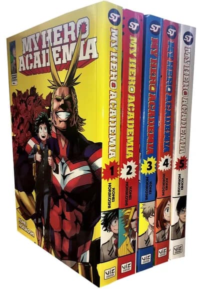 Cover of My Hero Academia Volume One To Five Collection Kohei Horikoshi Complete Manga Set For Fans
