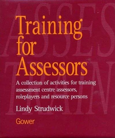 Cover of Training for Assessors