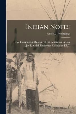 Cover of Indian Notes; v.10