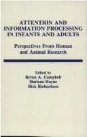 Cover of Attention and information Processing in infants and Adults