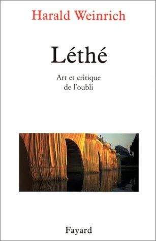 Cover of Léthé Art et critique de l'oubli