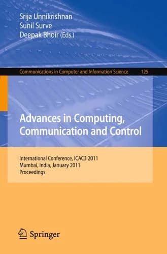Cover of Advances in Computing, Communication and Control