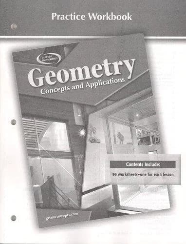Cover of Geometry: Concepts and Applications, Practice Workbook