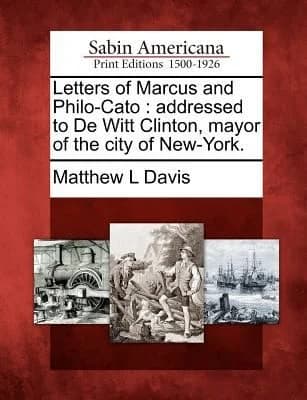 Cover of Letters of Marcus and Philo-Cato