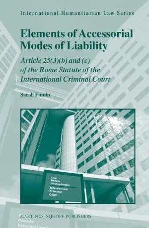 Cover of Elements of Accessorial Modes of Liability