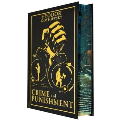 Cover of Crime and Punishment Deluxe Limited Edition by Fyodor Dostoevsky - Fiction - Hardback