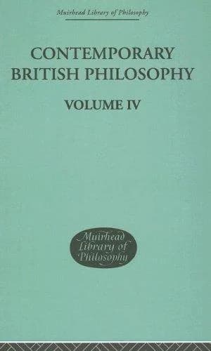 Cover of Contemporary British Philosophy