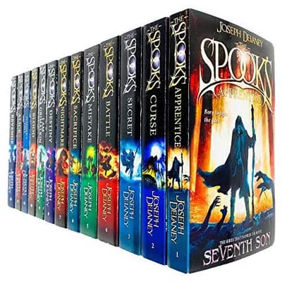 Cover of Complete Wardstone Chronicles 13 Book Set Joseph Delaney The Spook's Apprentice The Spook's Curse The Spook's Secret