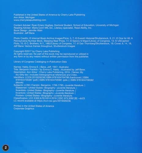 Cover of Benjamin Franklin