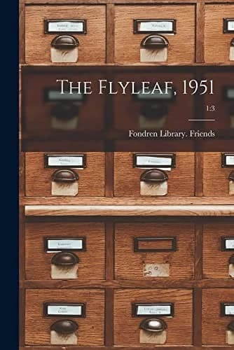 Cover of The Flyleaf, 1951; 1
