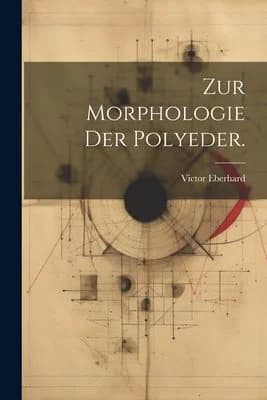 Cover of Zur Morphologie der Polyeder.