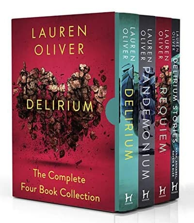 Cover of Delirium Series Complete 4-Book Box Set by Lauren Oliver