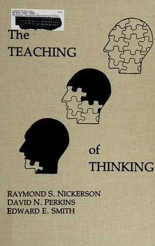 Cover of The Teaching of Thinking