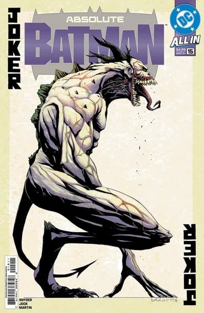 Cover of Absolute Batman #15 — The Joker