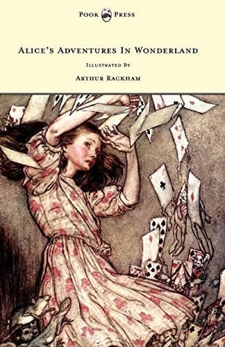 Cover of Alice's Adventures In Wonderland - With Illustrations In Black And White
