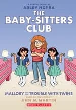 Cover of Babysitters Club Graphic Novel #17: BSCG 17: Mallory and the Trouble with Twins