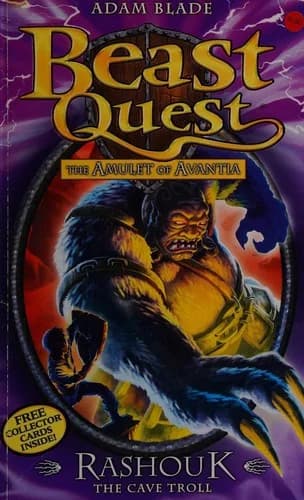 Cover of Beast Quest 21: Rashouk the Cave Troll by Adam Blade - Ages 7–9 - Paperback