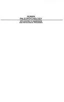 Cover of Human Paleopsychology