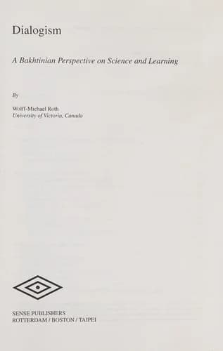 Cover of Dialogism