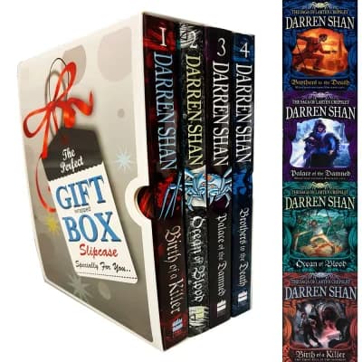 Cover of Darren Shan Collection Saga of Larten Crepsley Series 4 Books Set (Birth of a Killer, Ocean of Blood)
