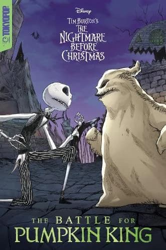 Cover of Disney Manga: Tim Burton's The Nightmare Before Christmas - The Battle for Pumpkin King
