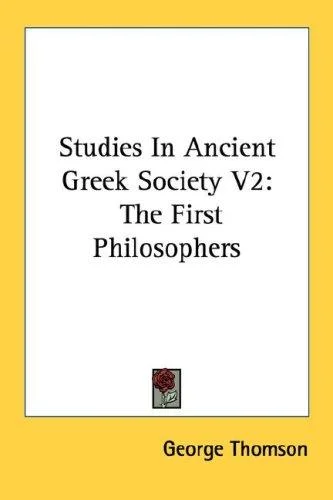 Cover of Studies In Ancient Greek Society V2