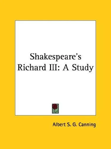 Cover of Shakespeare's Richard III
