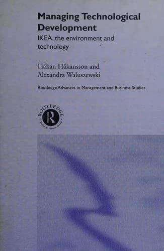 Cover of Managing Technological Development
