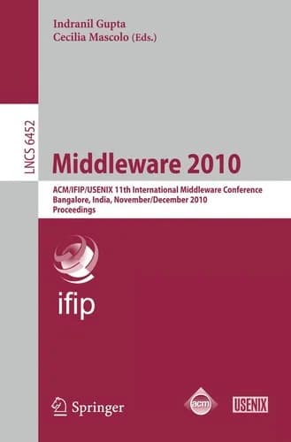 Cover of Middleware 2010