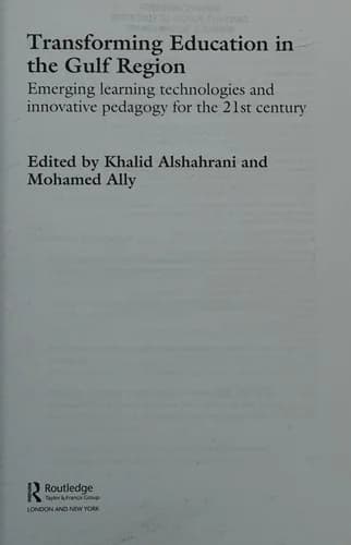 Cover of Transforming Education in the Gulf Region