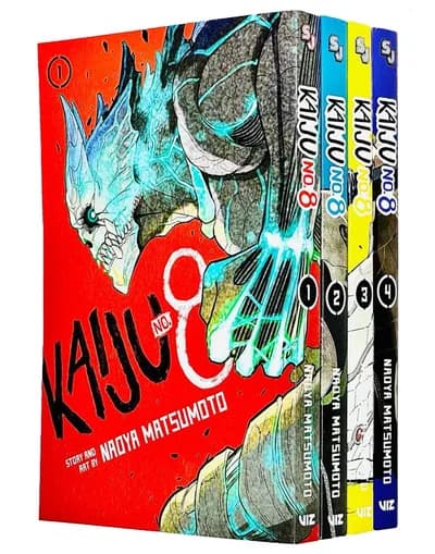 Cover of Kaiju No. 8 Vol 1-4: Collection 4 Books Set By Naoya Matsumoto by Naoya Matsumoto