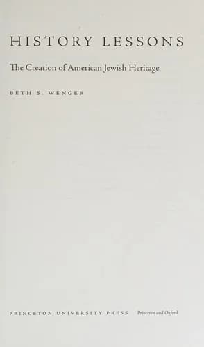 Cover of History Lessons