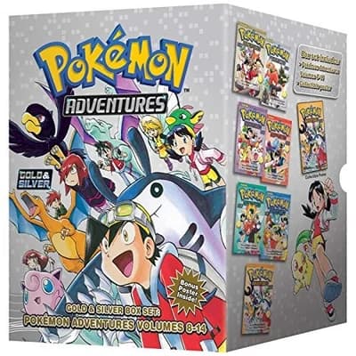 Cover of Pokémon Adventures Gold and Silver Box Set (Set Includes Vols. 8-14)