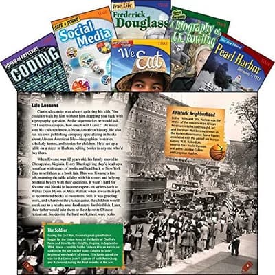 Cover of TIME Informational Text Grade 8 Set 2, 6-Book Set