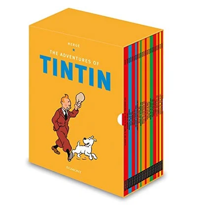 Cover of Tintin Complete Paperback Classic Adventures 23 Books Boxed Set