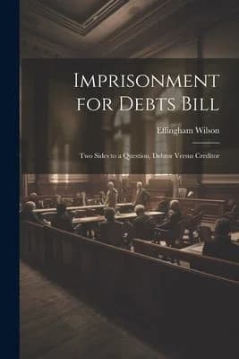 Cover of Imprisonment for Debts Bill