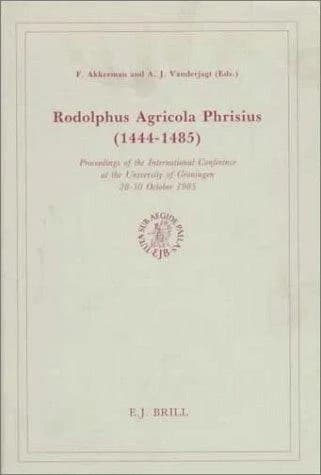 Cover of Rodolphus Agricola Phrisius 1444-1485