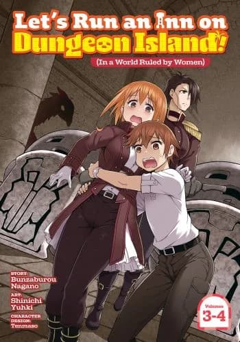 Cover of Let's Run an Inn on Dungeon Island! (In a World Ruled by Women) (Omnibus) Vol. 3-4