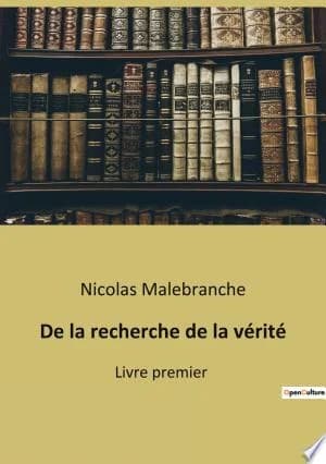 Cover of De la recherche de la vérité