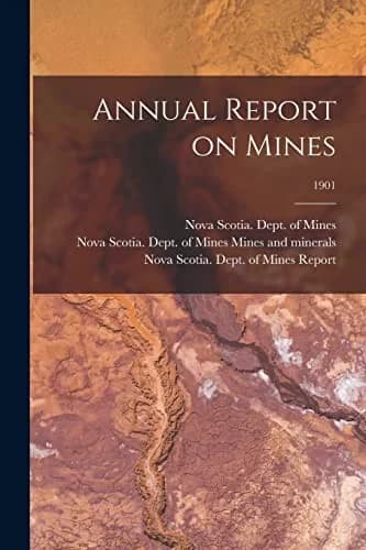 Cover of Annual Report on Mines; 1901