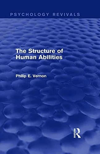 Cover of The Structure of Human Abilities