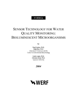Cover of Sensor Technology for Water Quality Monitoring