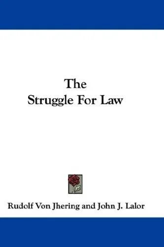 Cover of The Struggle For Law