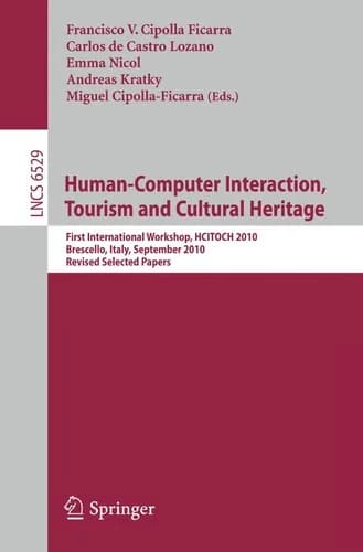 Cover of Human Computer Interaction, Tourism and Cultural Heritage