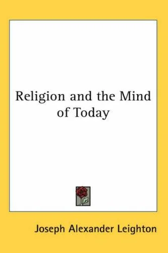 Cover of Religion and the Mind of Today