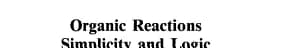 Cover of Organic Reactions
